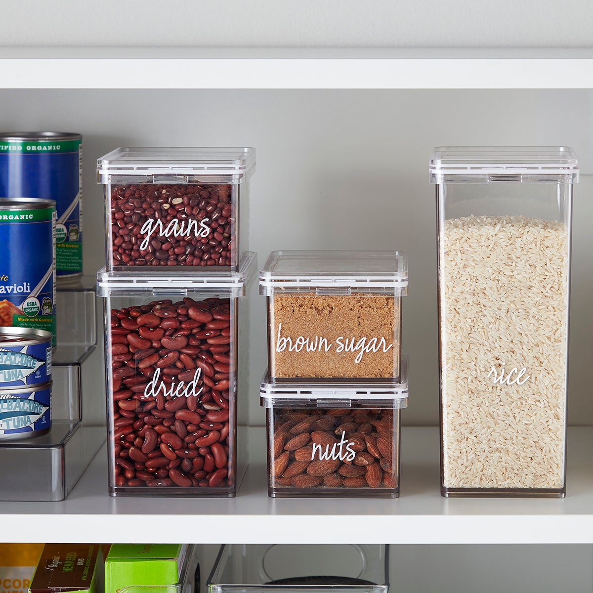 The Home Edit Pantry Canisters The Container Store